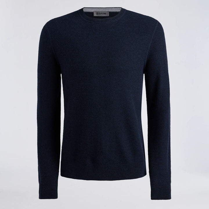 The Club Merino Wool Crewneck Sweater - Twilight