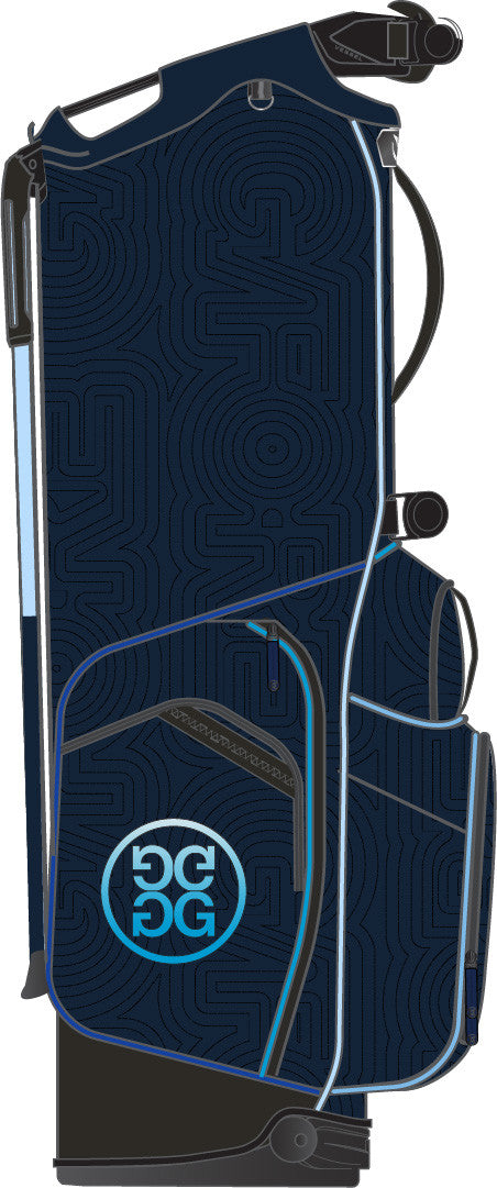 Trippy Quilted Transporter Tour Carry Golf Bag - Twilight