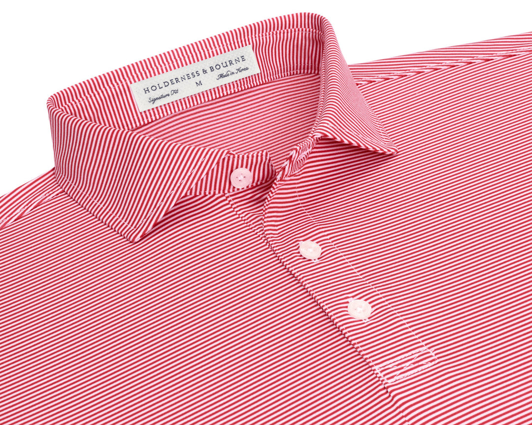 The Perkins Shirt - Liberty Red &amp; White