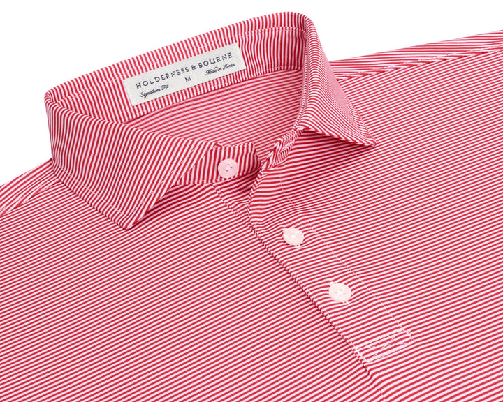 The Perkins Shirt - Liberty Red &amp; White