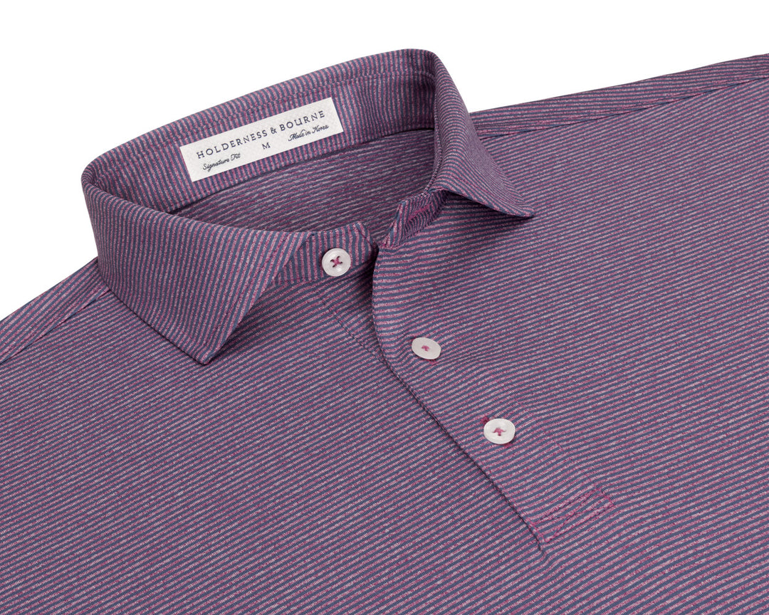 The Perkins Shirt - Pacific Blue &amp; Heathered Napa