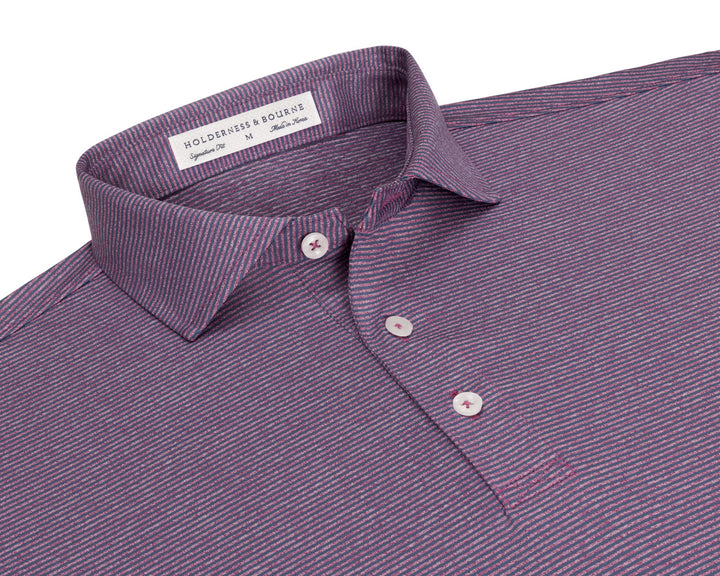 The Perkins Shirt - Pacific Blue &amp; Heathered Napa