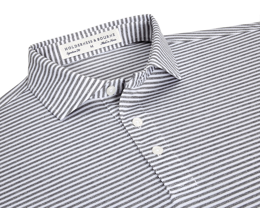 The Maxwell Shirt - Gray & White