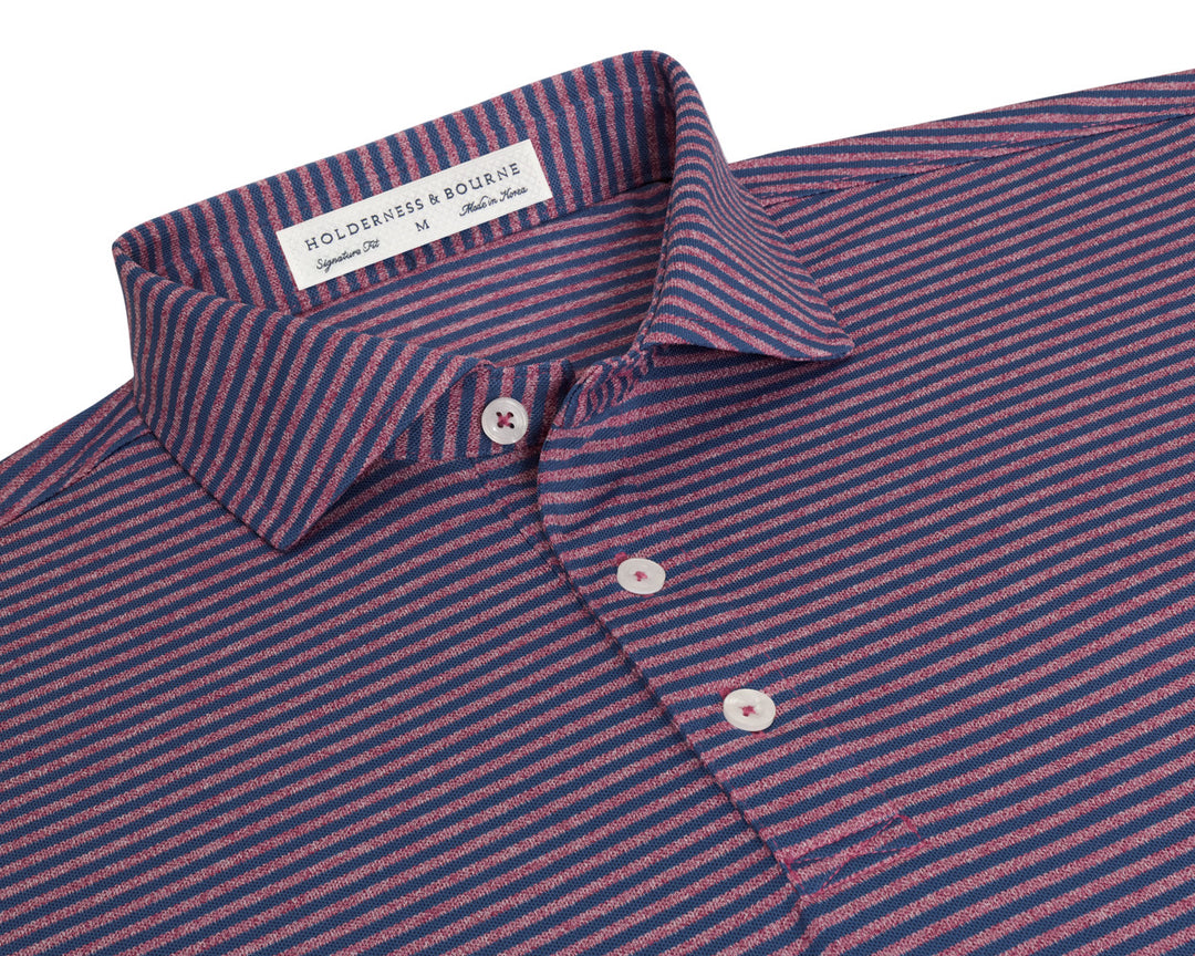 The Maxwell Shirt - Pacific Blue &amp; Heathered Napa