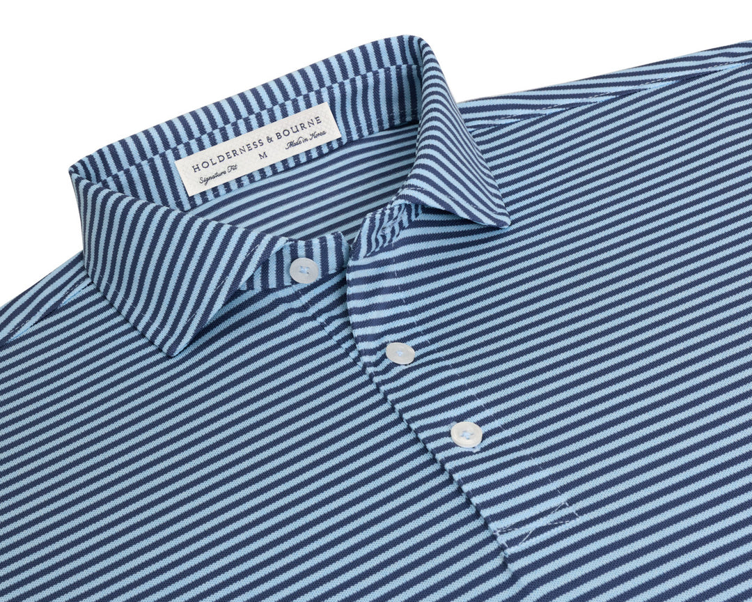 The Maxwell Shirt - Pacific Blue &amp; Heathered Vista Blue
