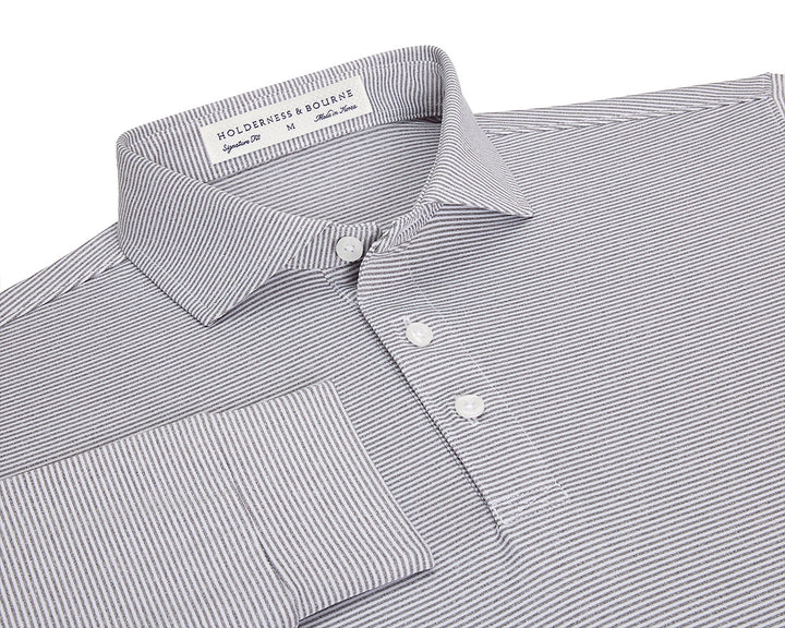 The Burke Shirt - Gray &amp; White