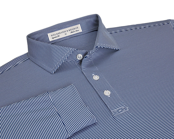 The Burke Shirt - Navy &amp; White