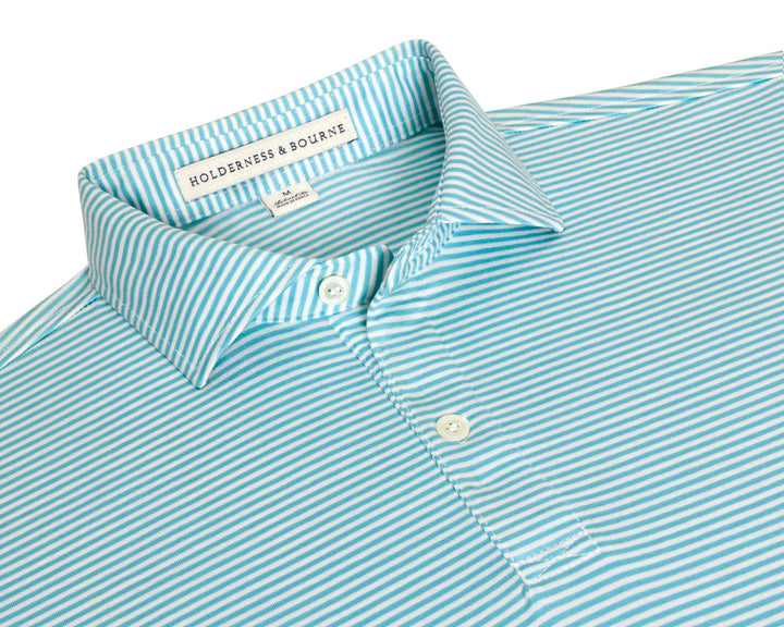 The Herron Shirt - Cascade Green &amp; White