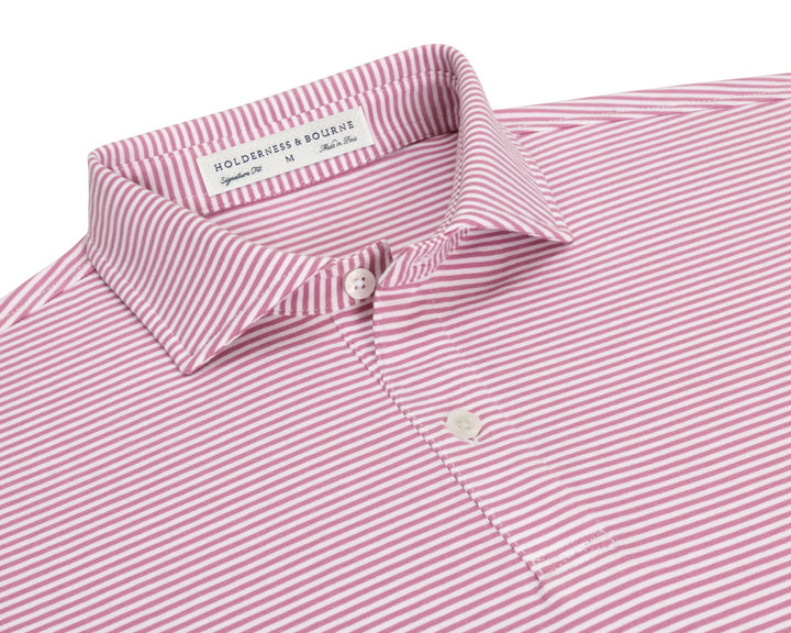 The Herron Shirt - Faded Mauve &amp; White