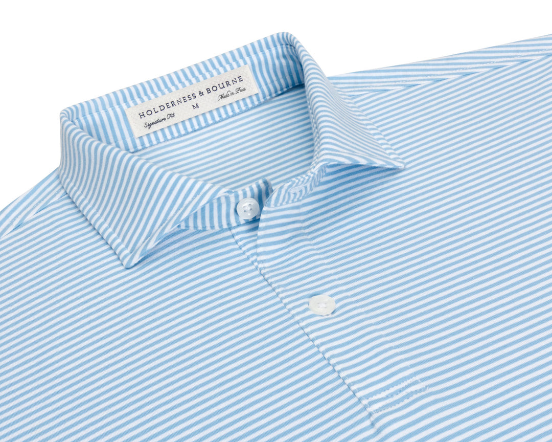 The Herron Shirt - Vista Blue &amp; White