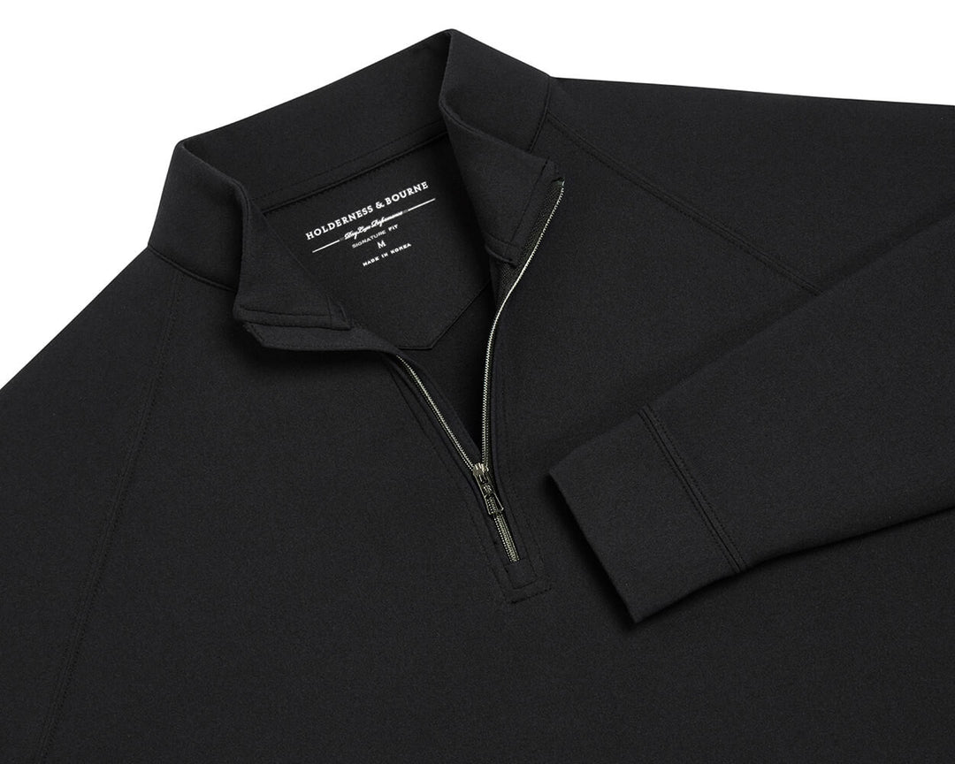 The Westland Quarter-Zip - Black