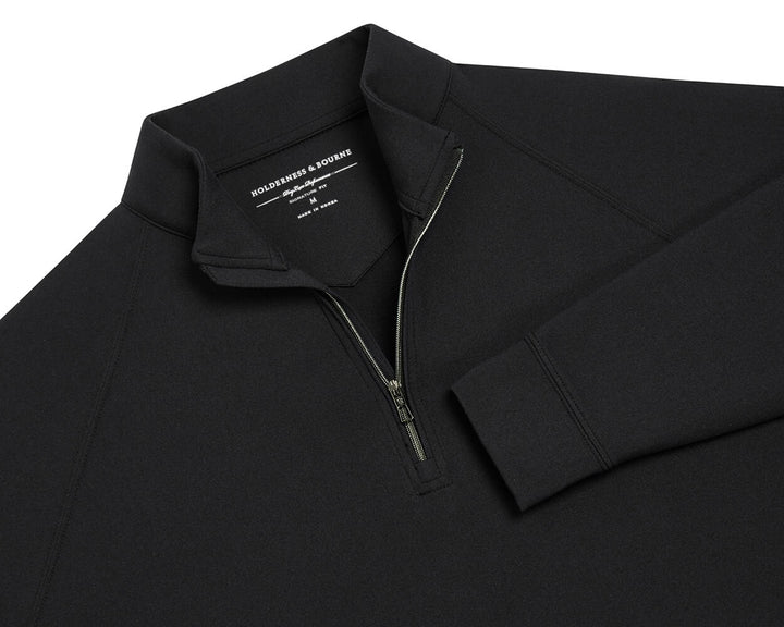 The Westland Quarter-Zip - Black