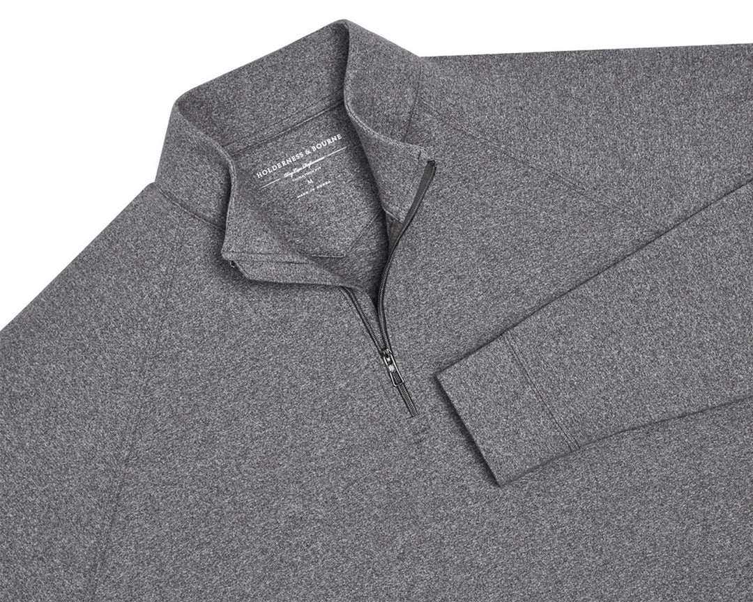 The Westland Quarter-Zip - Charcoal