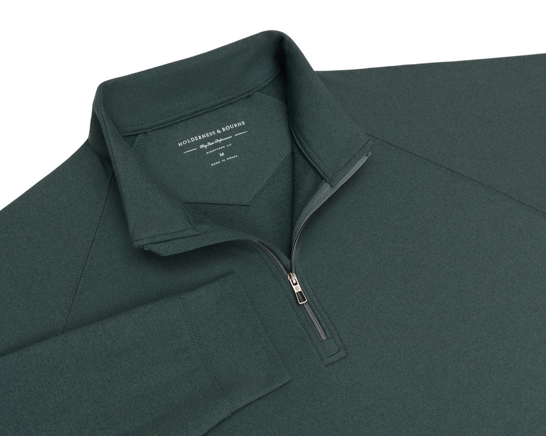 The Westland Quarter-Zip - Heathered Cypress