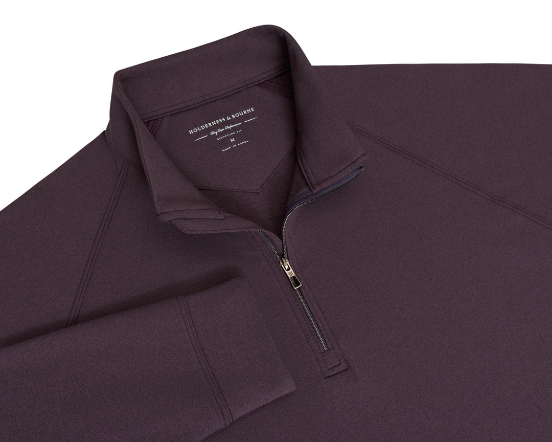 The Westland Quarter-Zip - Heathered Vineyard