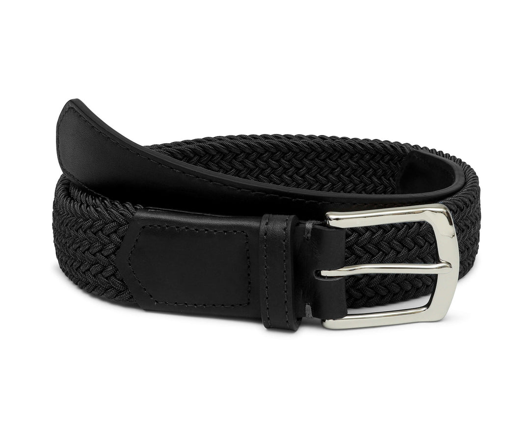 The Fischer Belt - Black - Black Leather