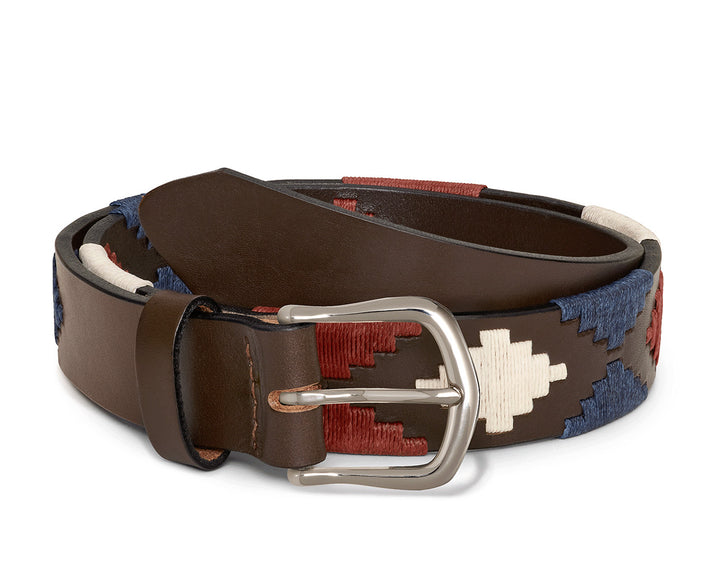 The Barker Belt - Brown/Navy/Claret/Stone