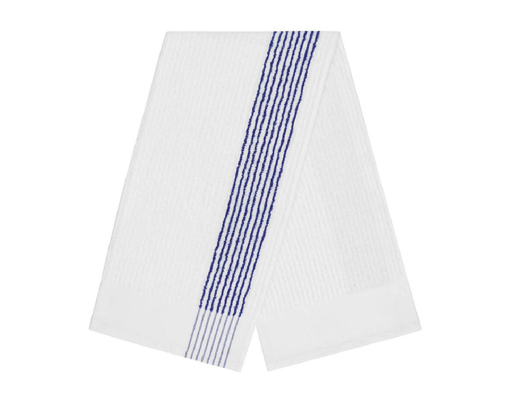 Tour Towel - White & Navy