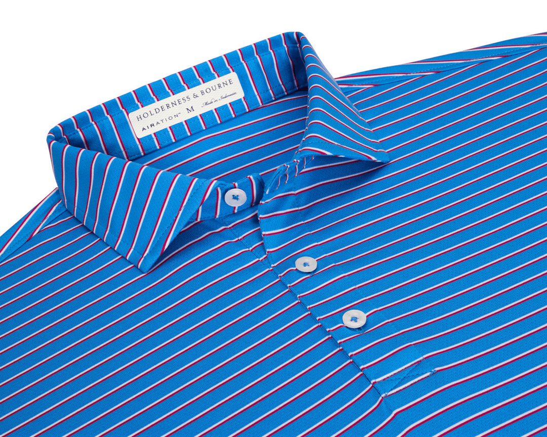 The Springer Shirt - Horizon Blue/White/Cabernet
