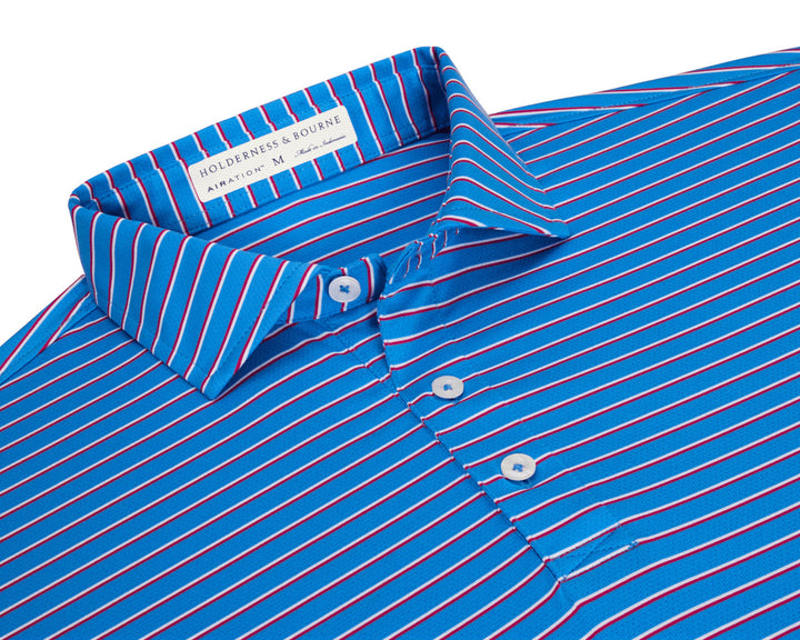 The Springer Shirt - Horizon Blue/White/Cabernet