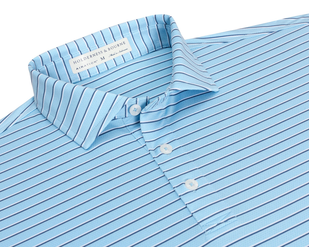 The Springer Shirt - Vista Blue/White/Pacific Blue