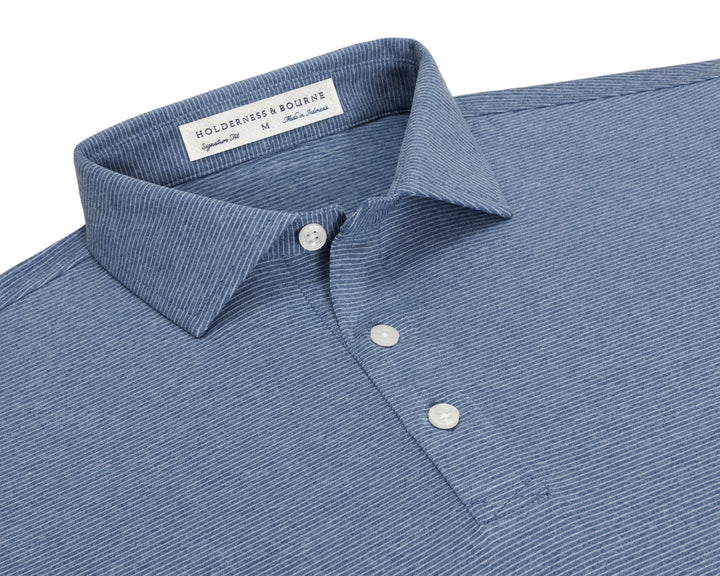 The Holland Shirt - Heathered Pacific Blue