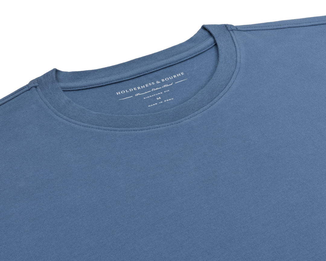 The Mason T-Shirt - Pacific Blue