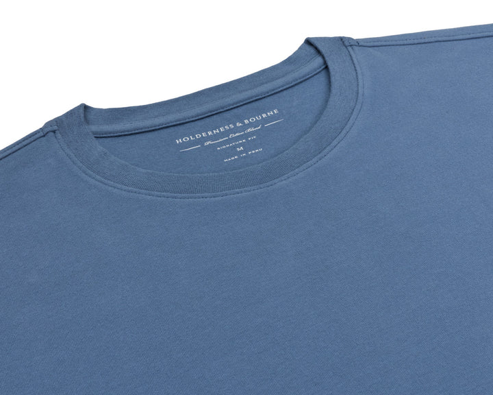 The Mason T-Shirt - Pacific Blue