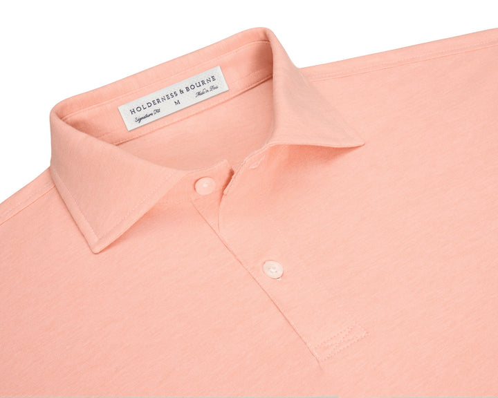 The Hatcher Shirt - Nectarine &amp; White
