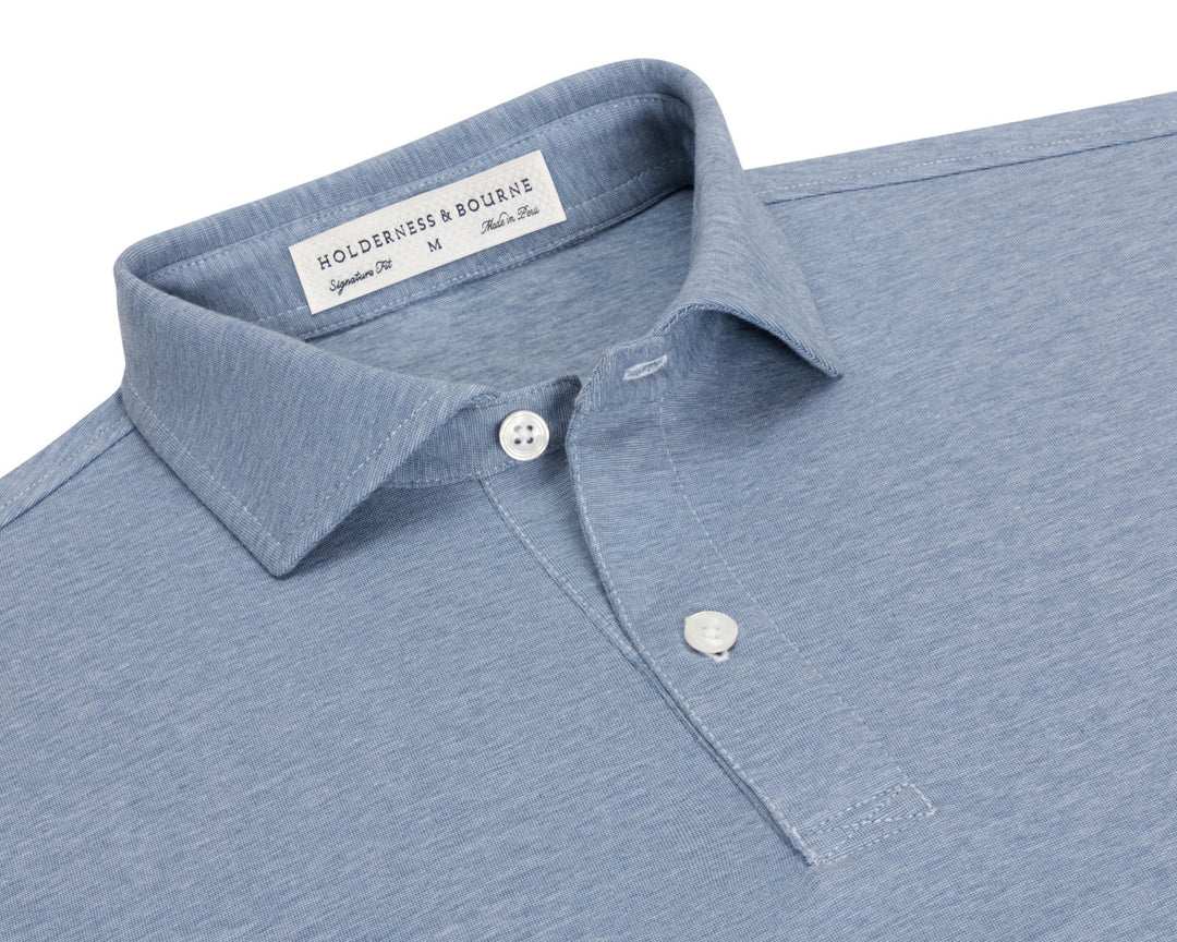 The Hatcher Shirt - Pacific Blue &amp; White