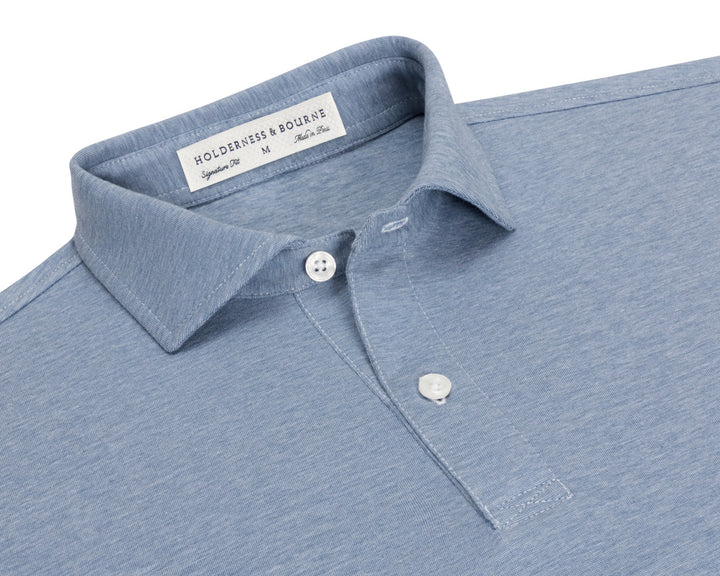 The Hatcher Shirt - Pacific Blue &amp; White