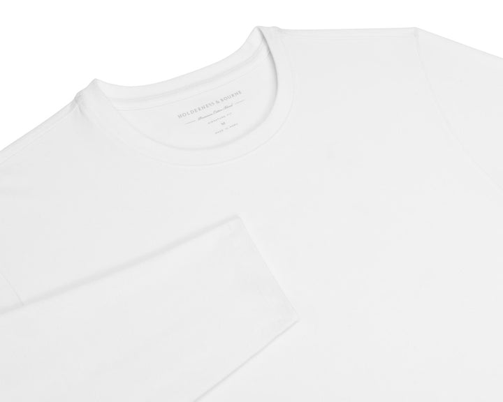 The Montague Long Sleeve T-Shirt - White