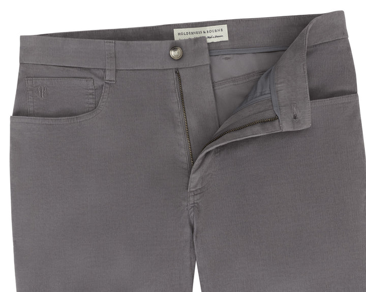 The Baxter 5 Pocket Corduroy Pant - Smoke