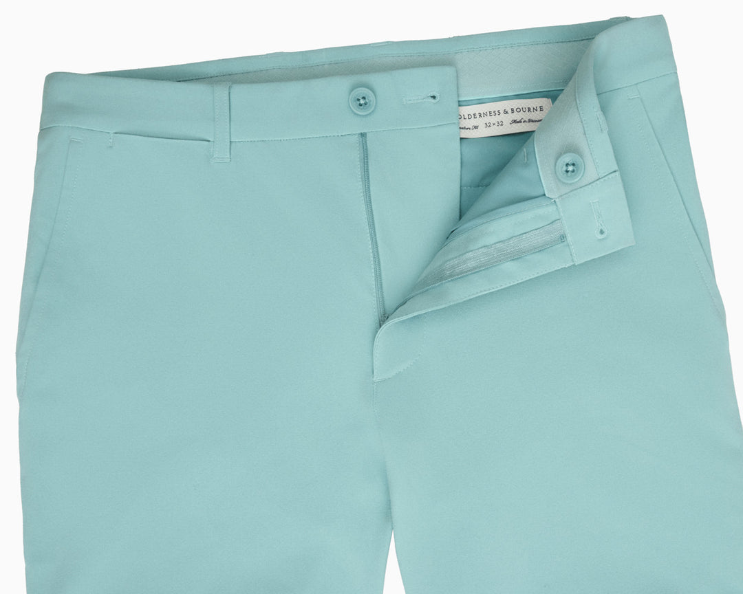 The Anson Chino Pant - Cascade Green