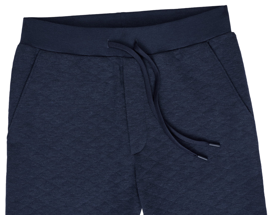 The Mills Jogger - Heathered Navy Blue