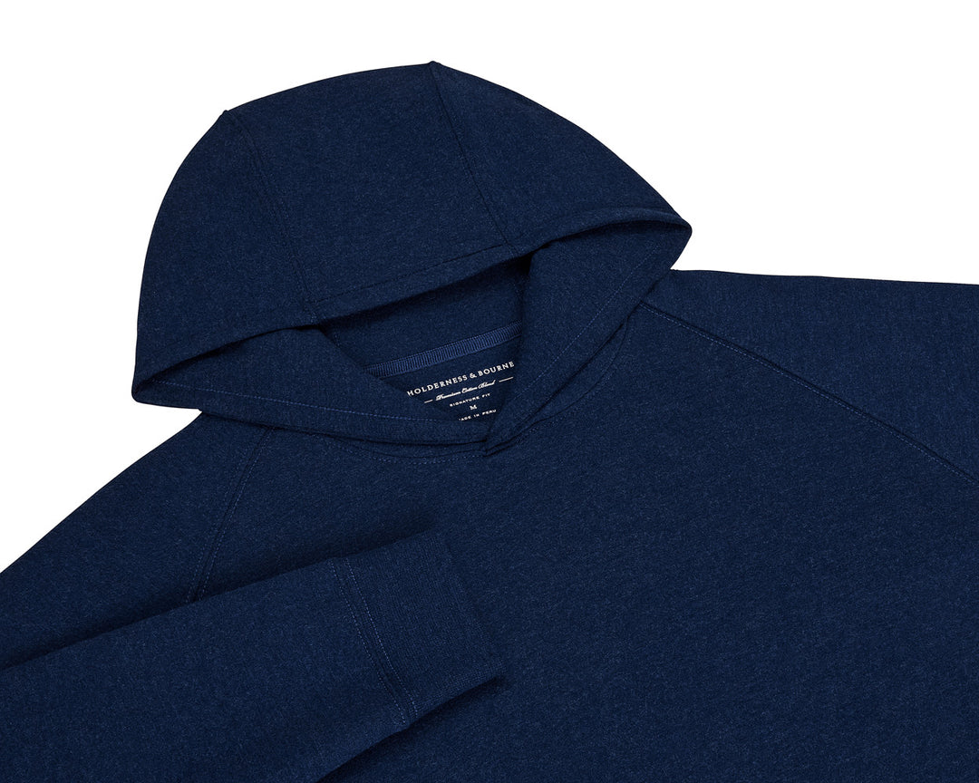 The Lawson Hoodie - Heathered Atlantic