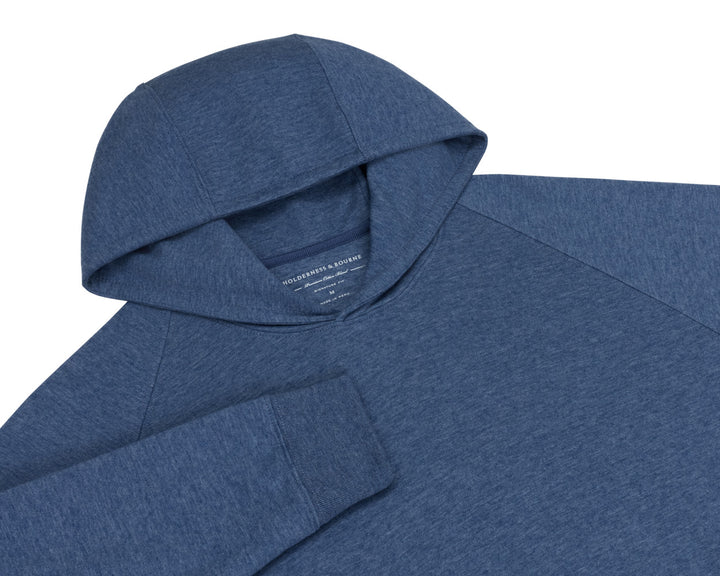 The Lawson Hoodie - Heathered Pacific Blue