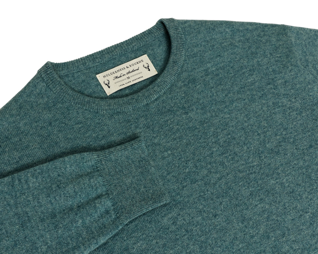 The Buckley Crewneck Sweater - Heathered California Spruce