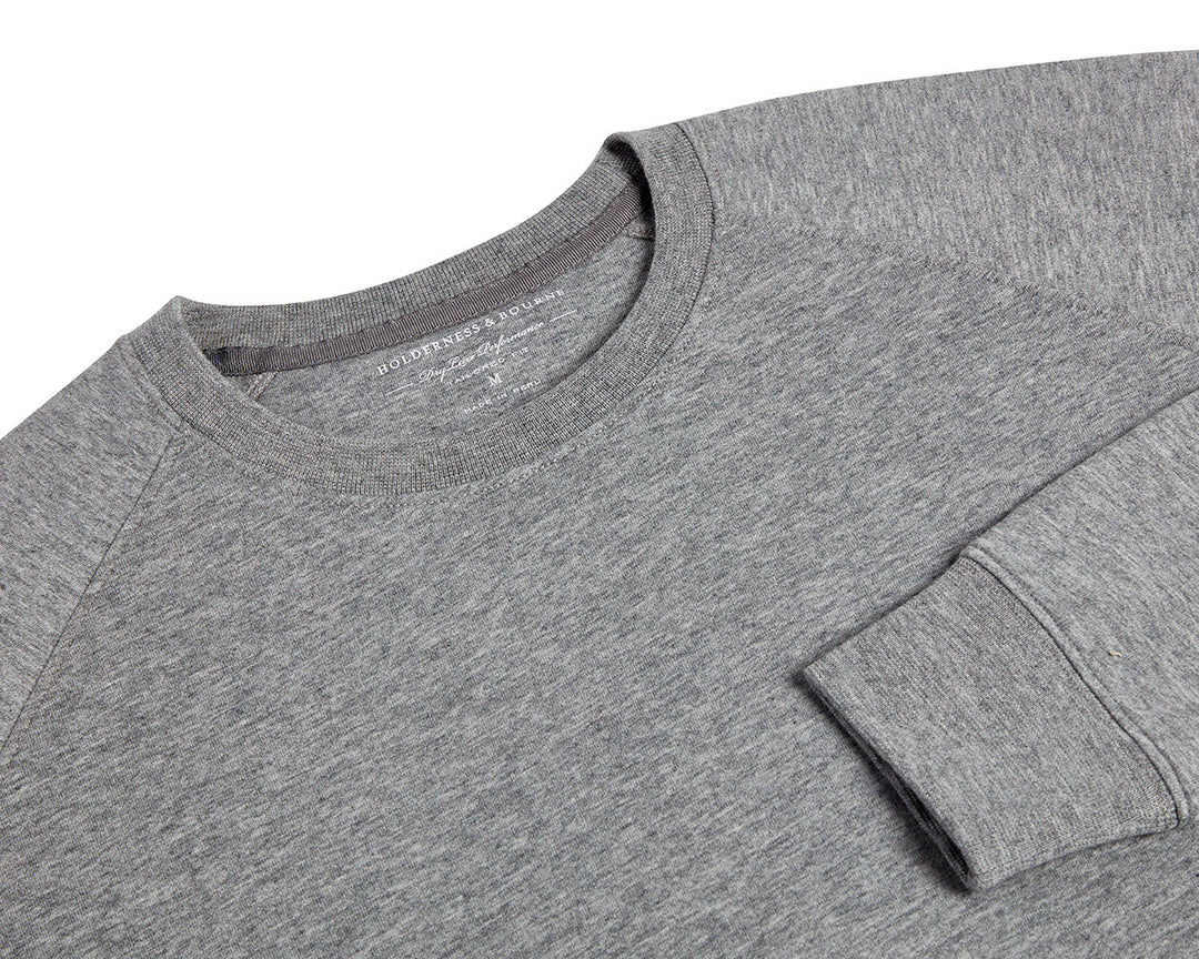 The Kennedy Crewneck - Heathered Gray