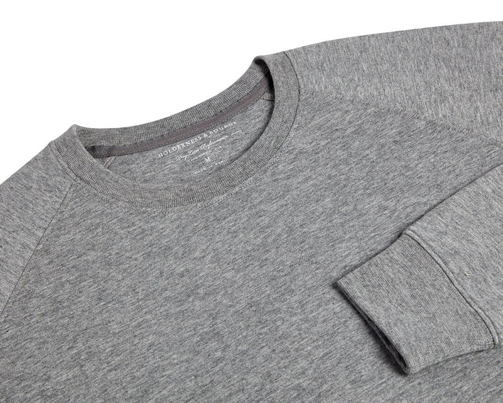 The Kennedy Crewneck - Heathered Gray