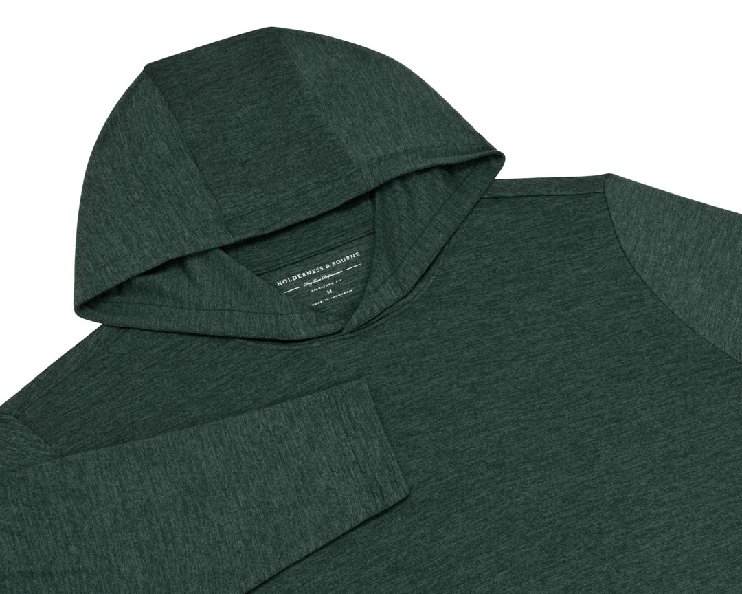 The Stowe Hoodie - Heathered Cypress