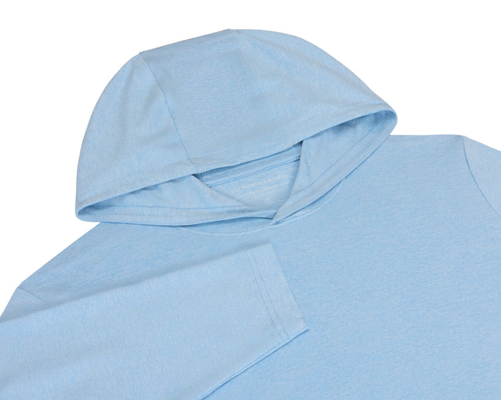 The Stowe Hoodie - Heathered Vista Blue