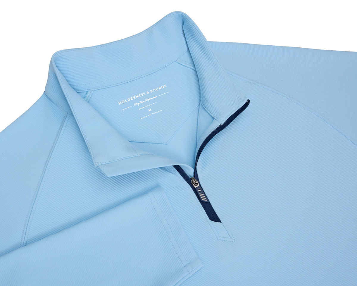 The Stuart Quarter-Zip - Vista Blue