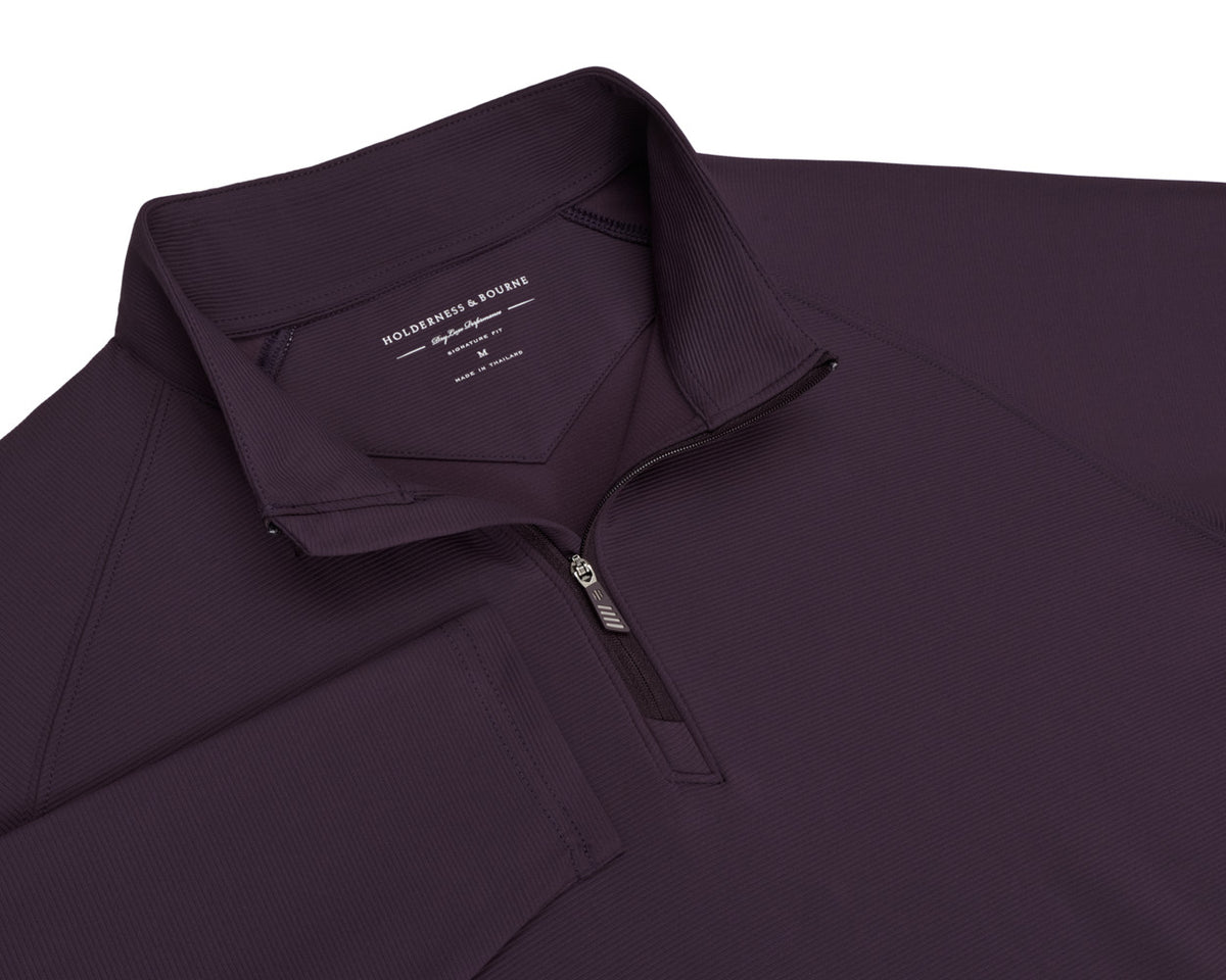 The Stuart Quarter-Zip - Vineyard