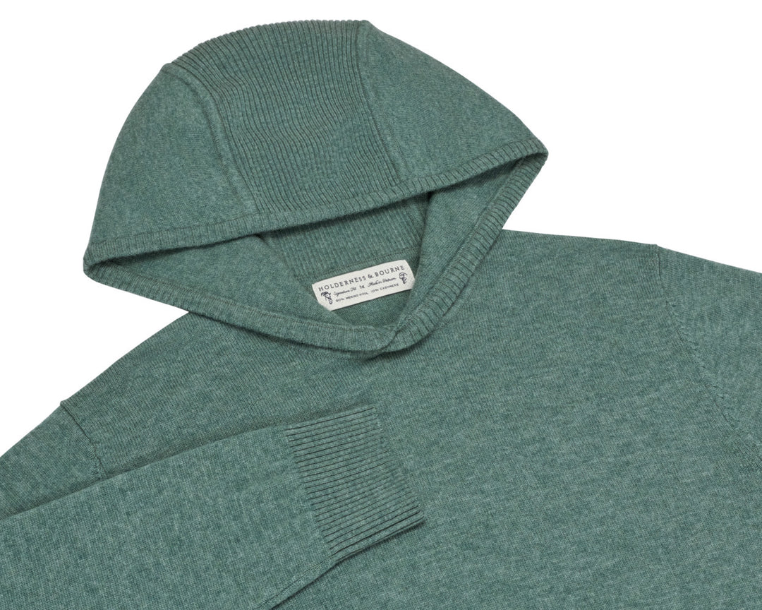 The Logan Hoodie Sweater - Heathered California Spruce