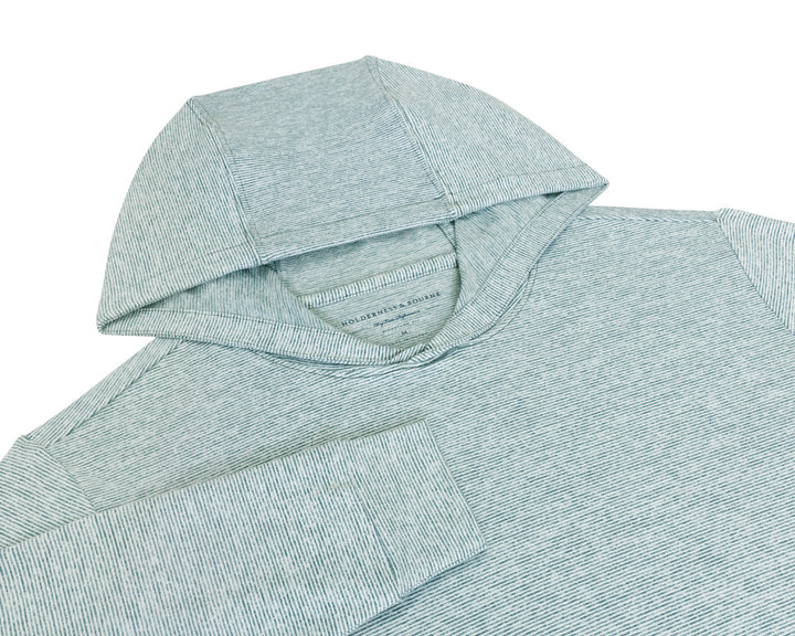 The Hamilton Hoodie - Heathered California Spruce &amp; White