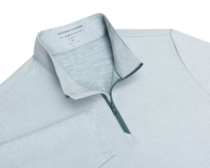 The Bell Quarter-Zip - Heathered California Spruce