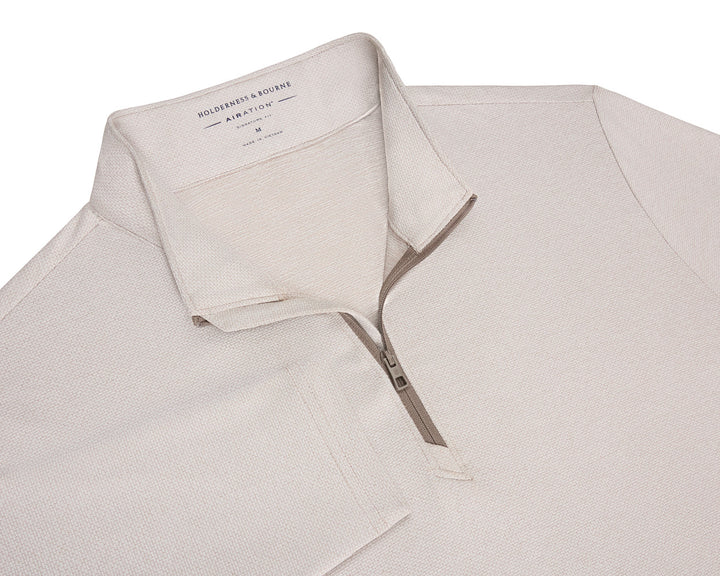 The Bell Quarter-Zip - Heathered Dune