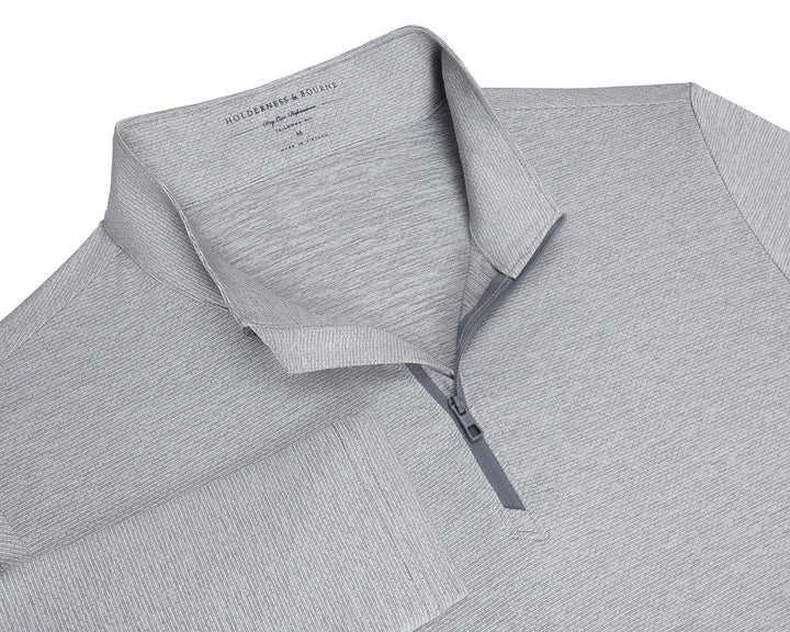 The Bell Quarter-Zip - Heathered Gray