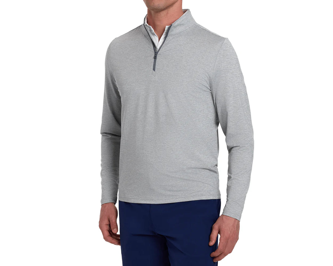 The Bell Quarter-Zip - Heathered Gray